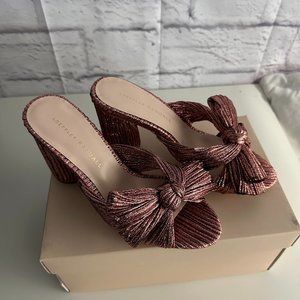 Loeffler Randall Penny Pleated Knot Mule - NWT
